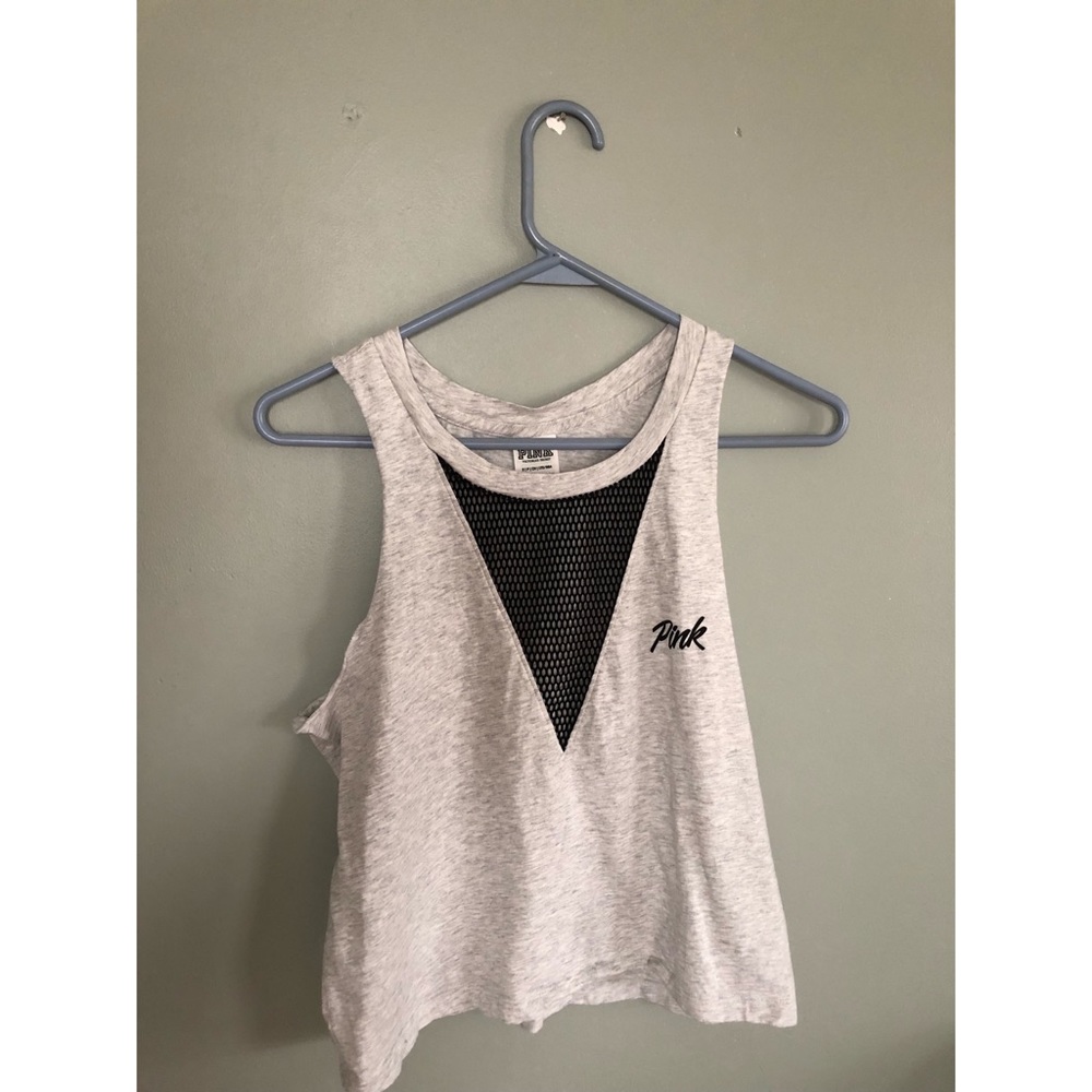 VS Pink cropped tank